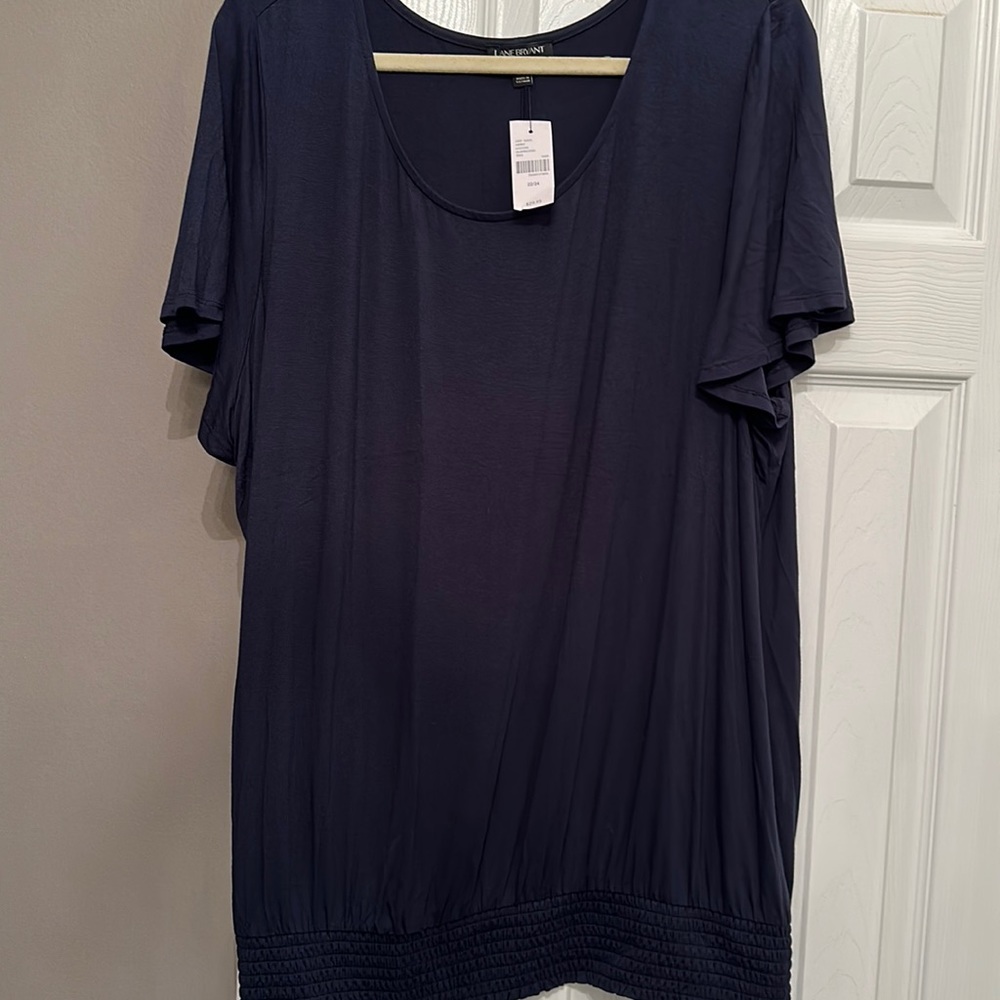 NWT* Lane Bryant Navy Top